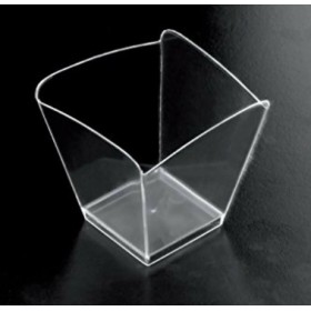 COPPETTE ONDA 95CC 25PZ TRASP.