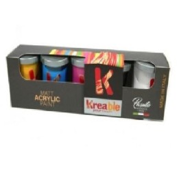 COLORI ACRILICI 5 VASETTI ML 25