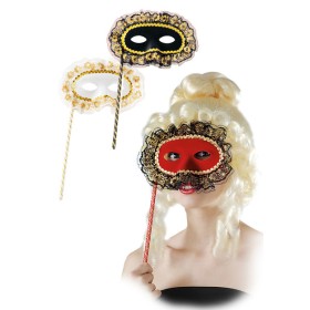 MASCHERE CON MERLETTO ED ASTA