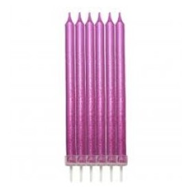 CANDELE CON BASE VIOLA