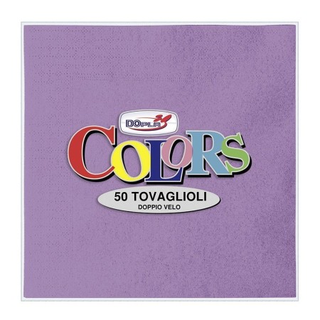 TOVAGLIOLI 50PZ COLORE LILLA