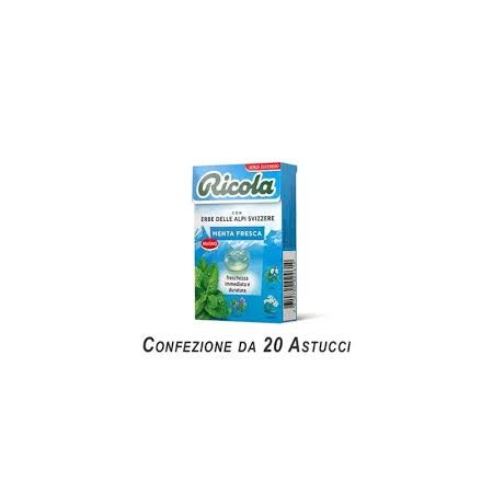 ASTUCCI CARAMELLE RICOLA 50GR MENTA FRESCA