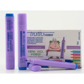 EVIDENZIATORI TRATTO 12PZ LILLA