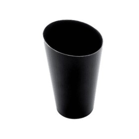 BICCHIERINI CONICI ALTO 75CC 25PZ NERO