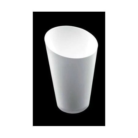 BICCHIERINI CONICI ALTO 75CC 25PZ BIANCO