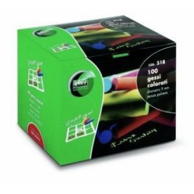 GESSI COLORATI SC 100PZ LEBEZ 518