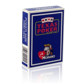 CARTE MODIANO TEXAS POKER JUMBO BLU