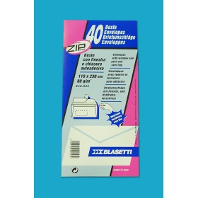 BUSTE 11X23 C/FI. ADES. PZ.40 BLASETTI