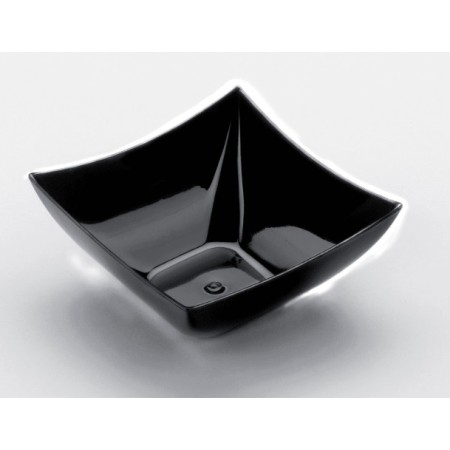 COPPETTE QUADRATE 90CC 25PZ NERO
