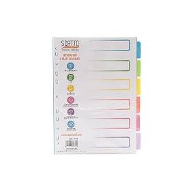 SEPARATORI NUMERICI 6 tasti COL. SCATTO