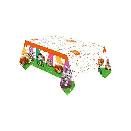 TOVAGLIA DI PLASTICA 44 GATTI 180X120CM