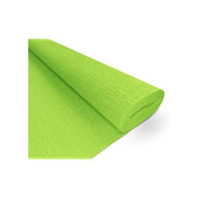 CARTA CRESPATA PESANTE 180GR VERDE CHIARO