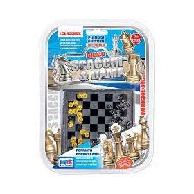 GIOCHI DA VIAGGIO SCACCHI DAMA E TRIA