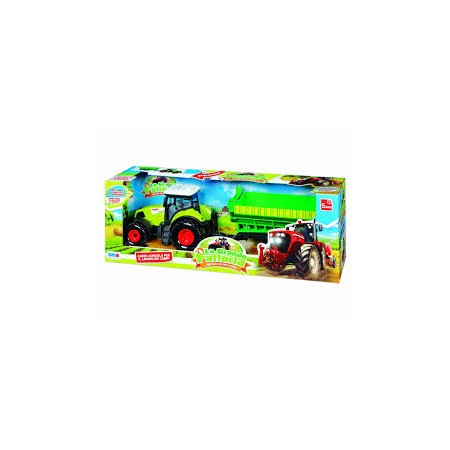 TRATTORE A FRIZIONE CON CARRO SUONI E LUCI