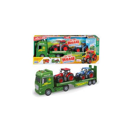 CAMION FRIZIONE TRASPORTO MEZZI AGRICOLI LUCI SUONO E.LUCI