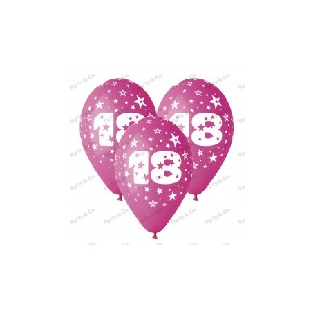 PALLONCINI 100PZ 18 FUCSIA 11 POLLICI