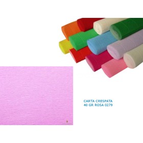 CARTA CRESPATA 40 GR ROSA 0279