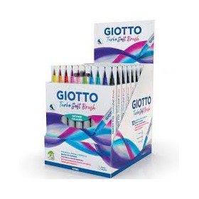 PENNARELLI TURBO SOFT BRUSH FLUO X 10