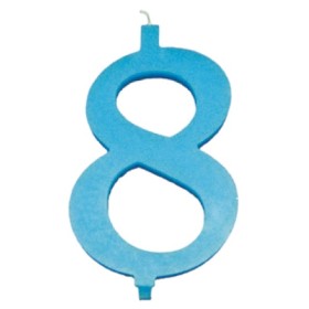CANDELE MAXI AZZURRO N8
