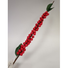 RAMO BACCHE C/FOGLIE 52.5CM