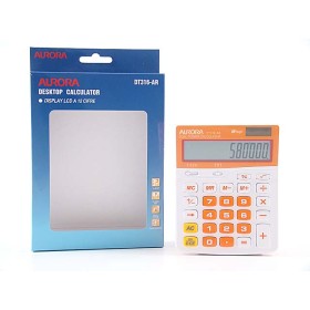 CALCOLATRICI DA BANCO 12 DIGIT ARANCIO