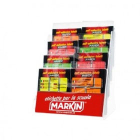 ESPO. ETICHETTE IN BUSTA FLUO PZ 80