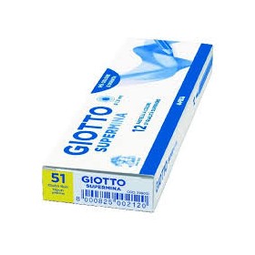 PASTELLI GIOTTO SUPERMINA SING. COLORE GIALLO FLUO