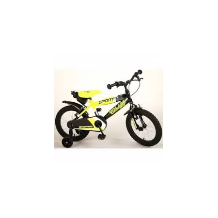 BICICLETTA 16 SPORTIVA GIALLA
