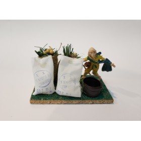 SCENE PRESEPE C/SACCHI