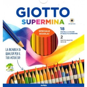 PASTELLI GIOTTO SUPERMINA X18