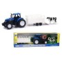 TRATTORE CON CESTA E ANIMALI 1:24