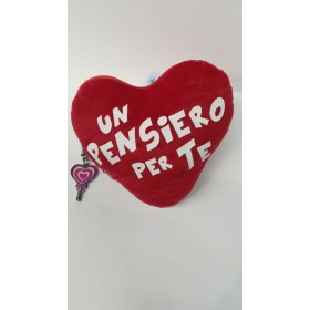 CUORE VELLUTO CON PORTACHIAVI