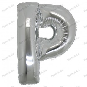 MYLAR LETTERE 42CM ARGENTO P