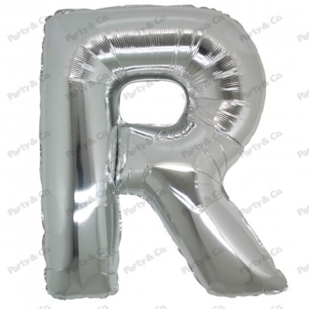 MYLAR LETTERE 42CM ARGENTO R