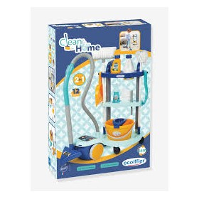 CARRELLO PULIZIE CON ASPIRAPOLVERE PZ.12