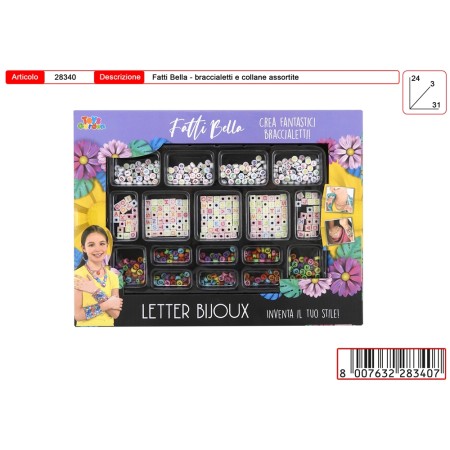 SCATOLA PERLINE LETTERE