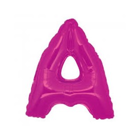 MYLAR LETTERE 42 CM FUXIA A