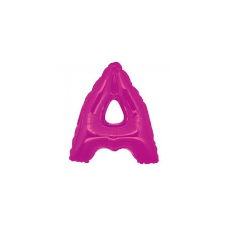 MYLAR LETTERE 42 CM FUXIA A