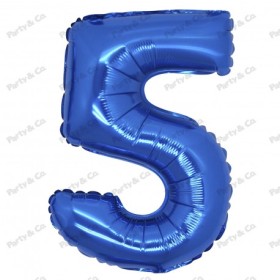 MYLAR NUMERI 42CM BLU 5