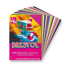 CARTONCINI OND. 50X70  10FG CWR NERO