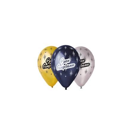 PALLONCINI METAL BUON COMPLEANNO