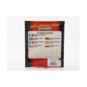 ETICH. ADES. IN BUSTA MARKIN 27X15