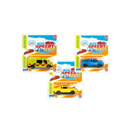 BLISTER 3 AUTO DA CORSA SPEEDY ZERO