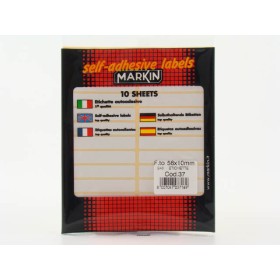 ETICH. ADES. IN BUSTA MARKIN 56X10