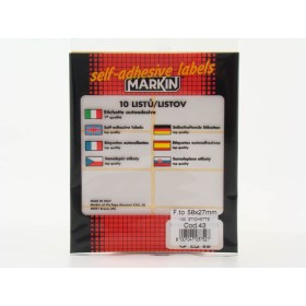 ETICH. ADES. IN BUSTA MARKIN 58X27