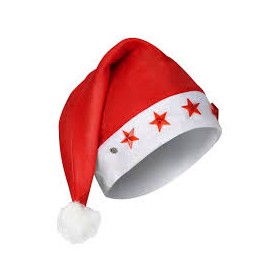 CAPPELLI BABBO NATALE CON LUCE