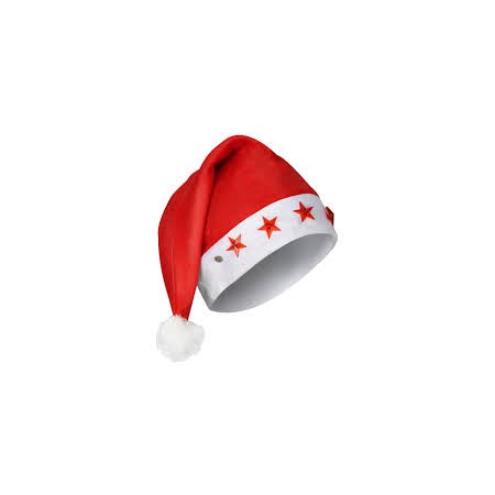 CAPPELLI BABBO NATALE CON LUCE