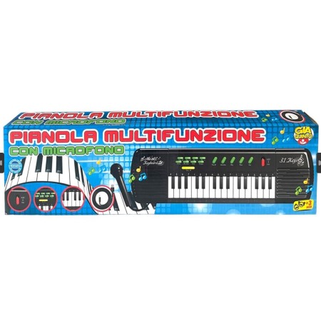 PIANOLA CON MICROFONO 31 TASTI