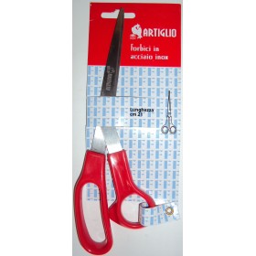 FORBICI 21CM MANICO ROSSO