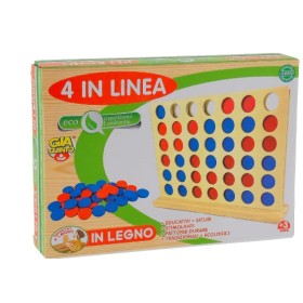 GIOCO 4 IN LINEA IN LEGNO